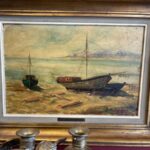 Πίνακας ζωγραφικής του Γ. Καραγιωργη. Διαστάσεις 0.30 μήκος - 0.20 ύψος